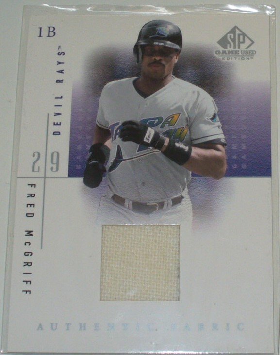 Upper Deck/SP GAME USED EDITION/TAMPA BAY*FRED McGRIFF(29)AUTHENTIC FABRIC_画像1