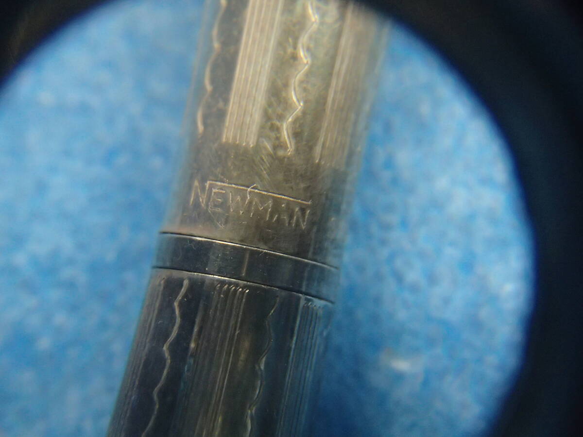 ★☆【1円】NEWMAN/ニューマン 純銀製 回転式ボールペン 22ｇ 筆記未確認 現状品 純正ケース付き SILVER刻印☆★_画像4