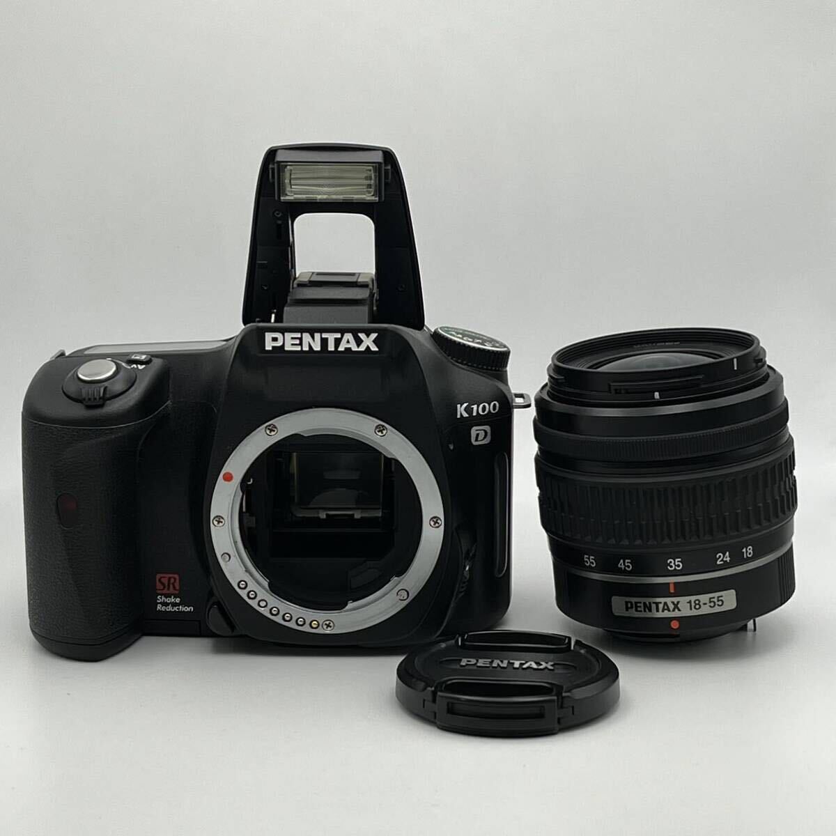 PENTAX K100D ペンタックス デジタル一眼レフカメラ 約610万画素 CCDセンサー搭載 / smc PENTAX-DA L 18-55mmF3.5-5.6 AL 標準ズームレンズの画像2