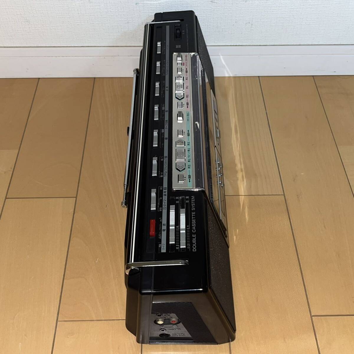 NATIONAL TV-FM-AM STEREO RADIO CASSETE RECORDER RX-FW50 W AUTO REVERSE 松下電器産業 ナショナル ラジカセ _画像7