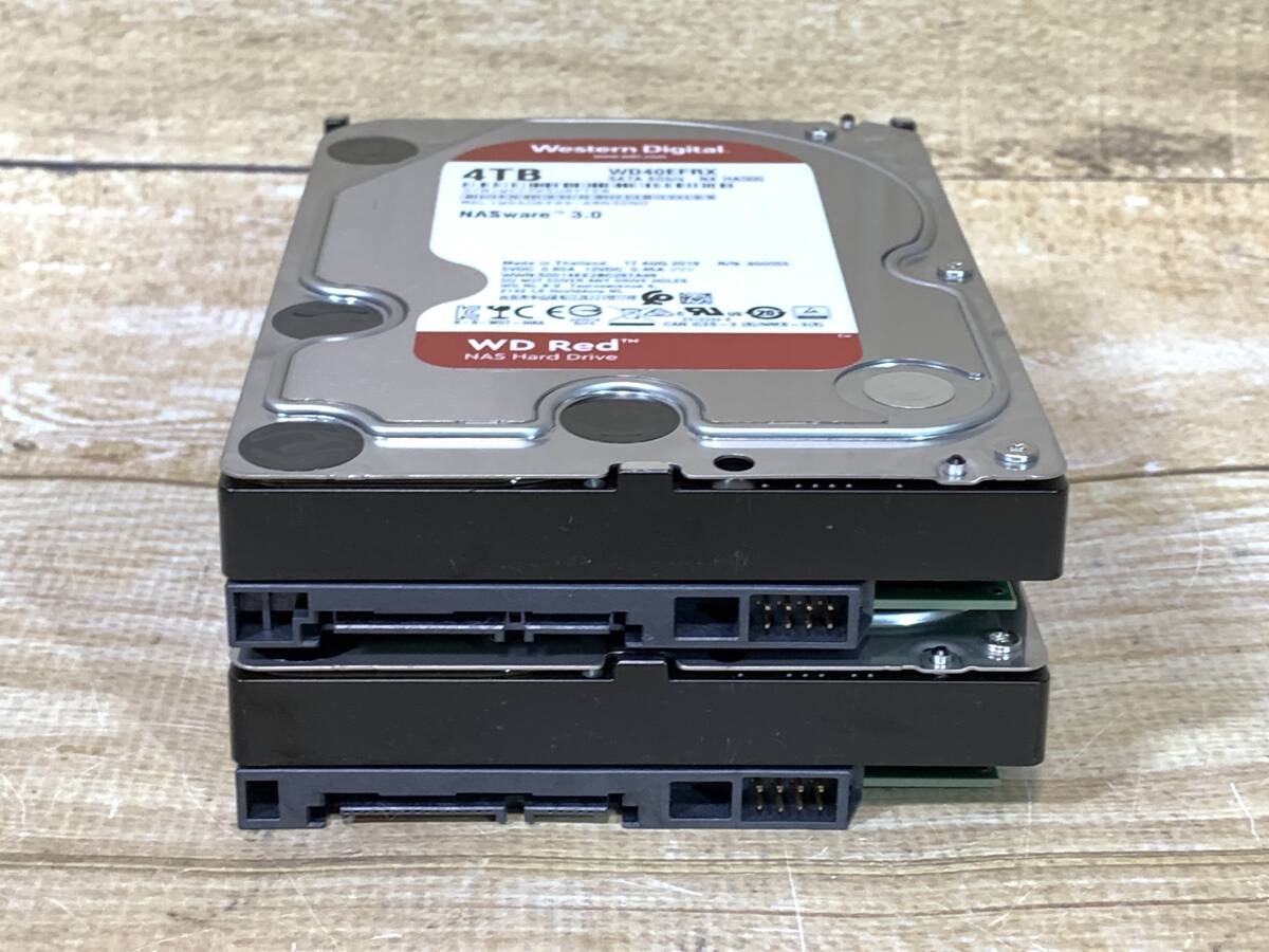 ★WD Red 4.0TB SATA600 3.5インチ内臓型ハードディスク NASware3.0 WD40EFRX 2台セット 良品美品★送520ok★_画像5