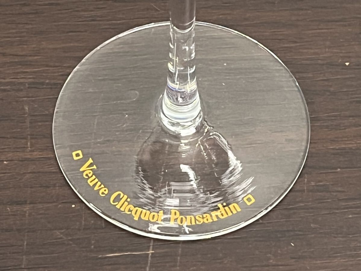 Veuve Clicquot Ponsardin シャンパングラス フランス ヴーヴクリコ シャンパン 箱付　ワイングラス ペアグラス グラスのみ　_画像5