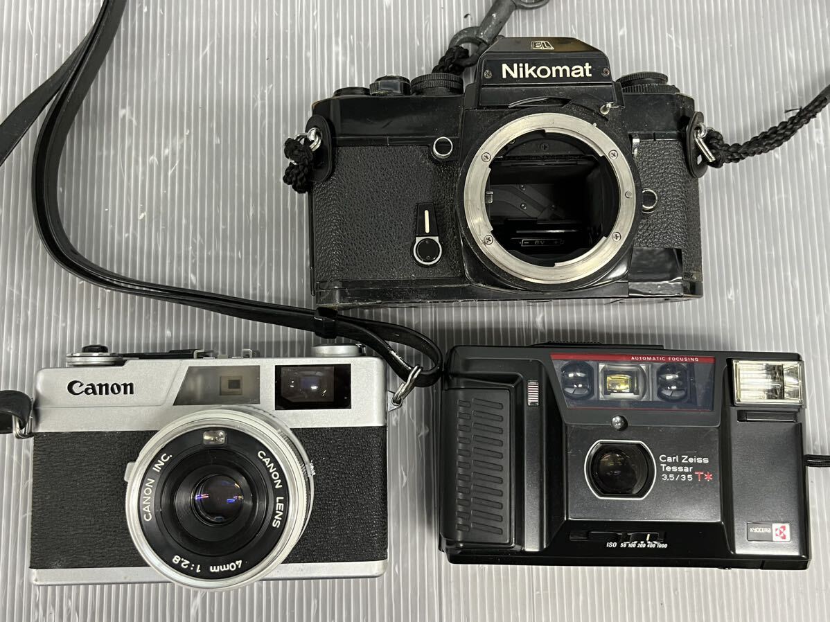  junk film camera 9 point set sale Canon PENTAX MINOLTA YASHICA other Pentax Canon 