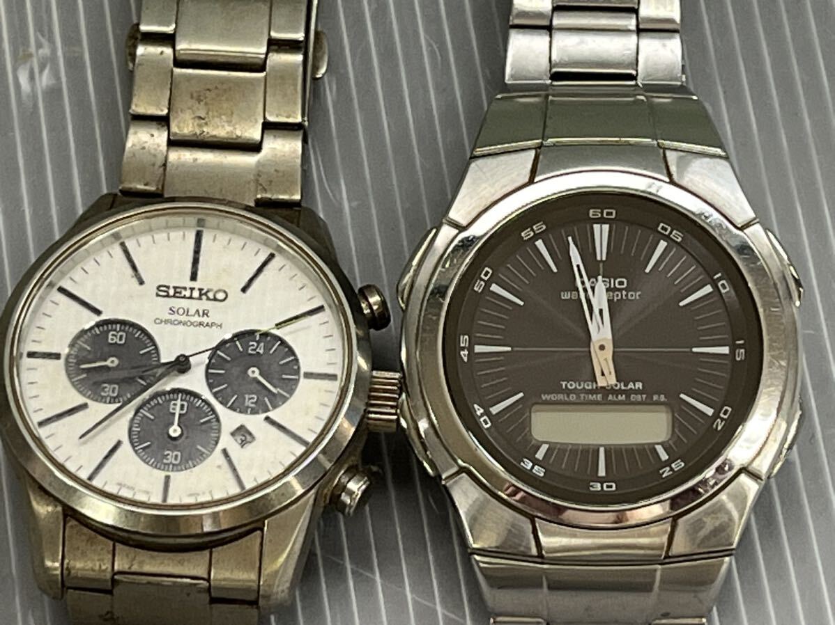 【ジャンク扱い】　腕時計 10本SEIKO CASIO シチズン　CITIZEN FOSSIL等　まとめ売り_画像3