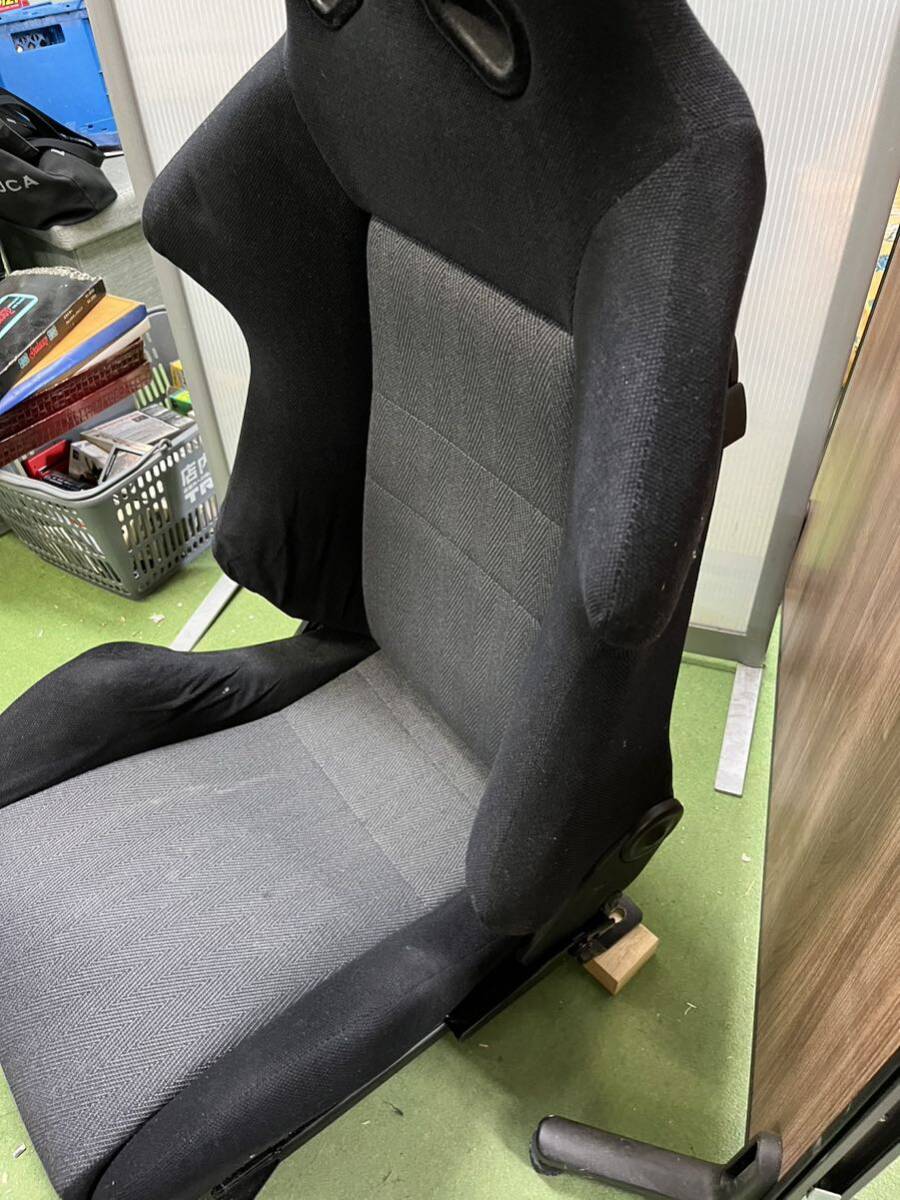 RECARO セミバケ セミバケットシート　レカロシート 製造番号152256 ベースフレームにランサーギャランの表記あり_画像6