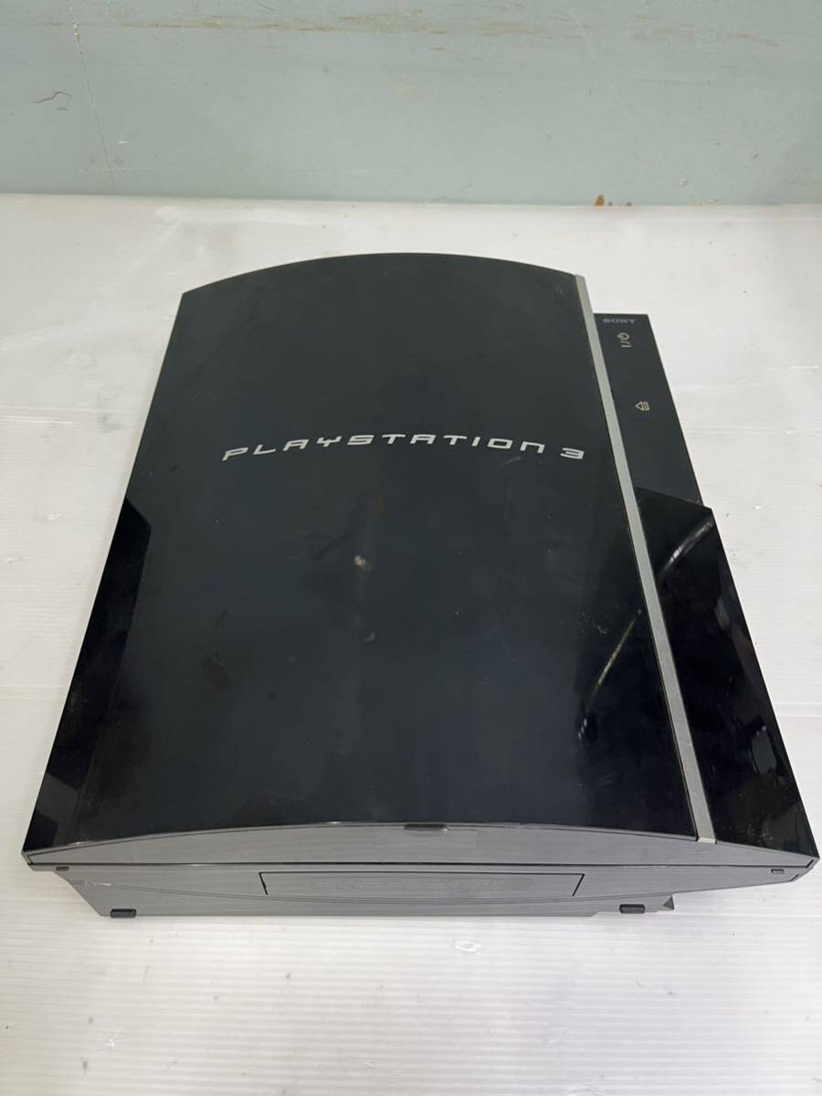 【ジャンク品】SONY ソニー PlayStation 3 ブラック CECHH00 本体のみ　説明書なし　ケーブル類なし_画像2