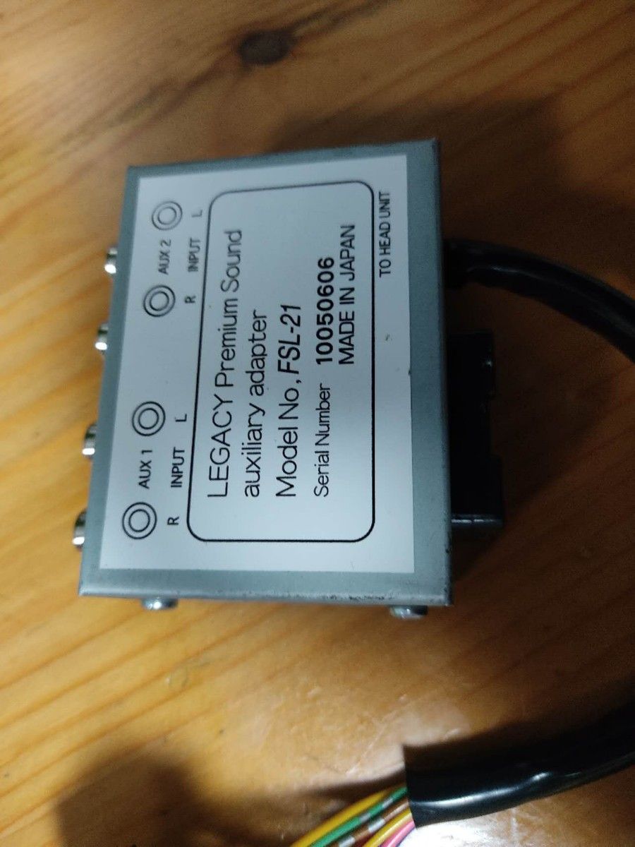 レガシィ BP5 BL5 FSL-21 aux入力端子 外部アンプ|パーツ レガシィ BP5 BL5 FSL-21 aux入力端子 外部アンプ|パーツ