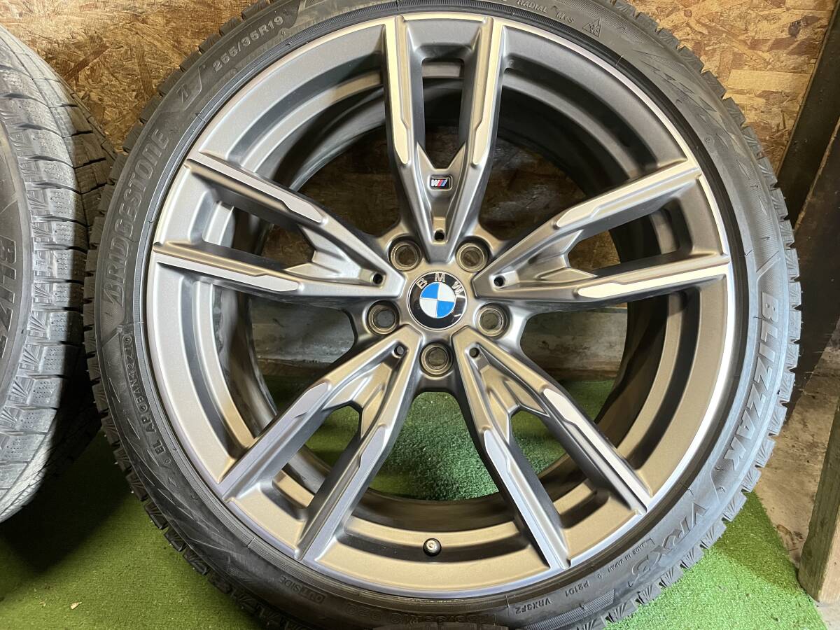 BMW 3シリーズ G20 G21 純正 Mスポーツ 19インチ 8J +27 8.5J +40 225/40R19 255/35R19 VRX3 2021年 イボ付き タイヤホイール 4本セット_画像3