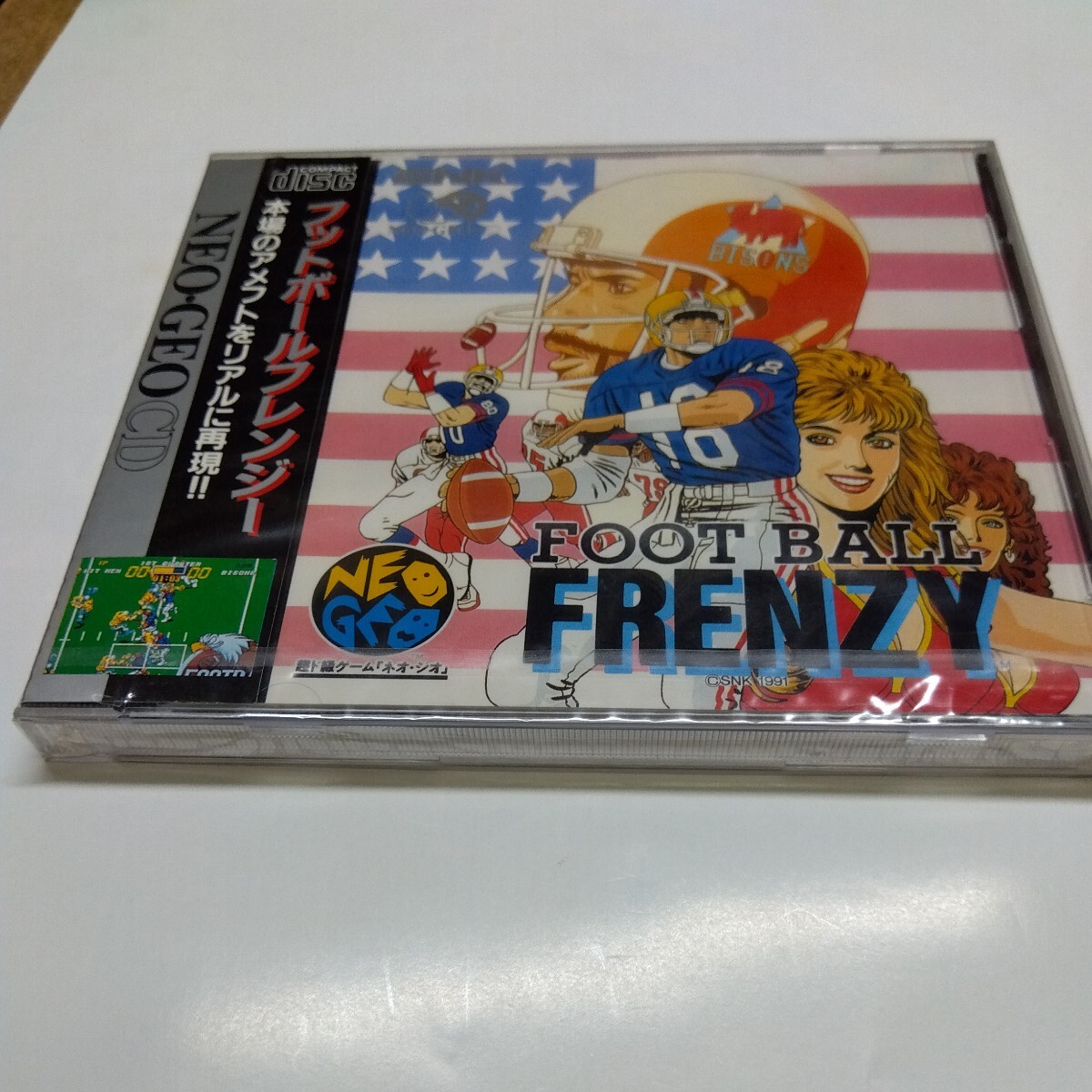 新品未開封 ネオジオCD NEO-GEO フットボールフレンジー NCD SNK 新品未開封 ネオジオCD NEO-GEO フットボールフレンジー NCD SNK