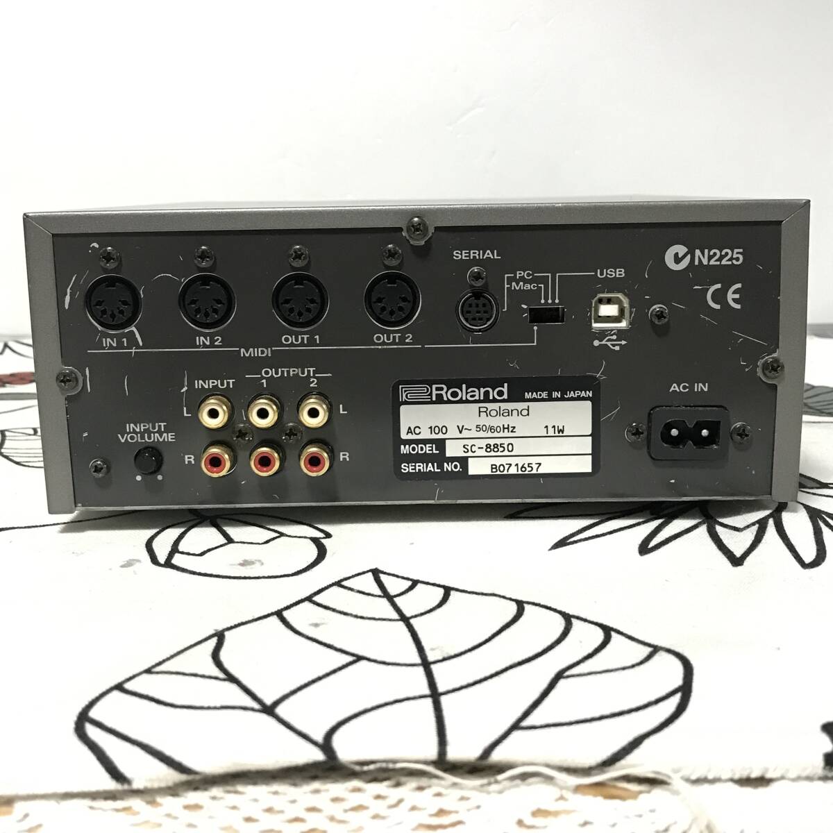 音源モジュール ■ Roland SC-8850 中古動作・現状品 ■ ローランド シンセサイザー 本体のみの画像9