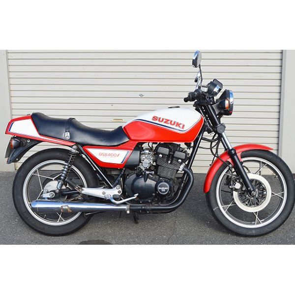 GSX400F 赤白 ラインステッカー(品番ST098)【新品即決】GS40XF GSX400FS SUZKI_画像4