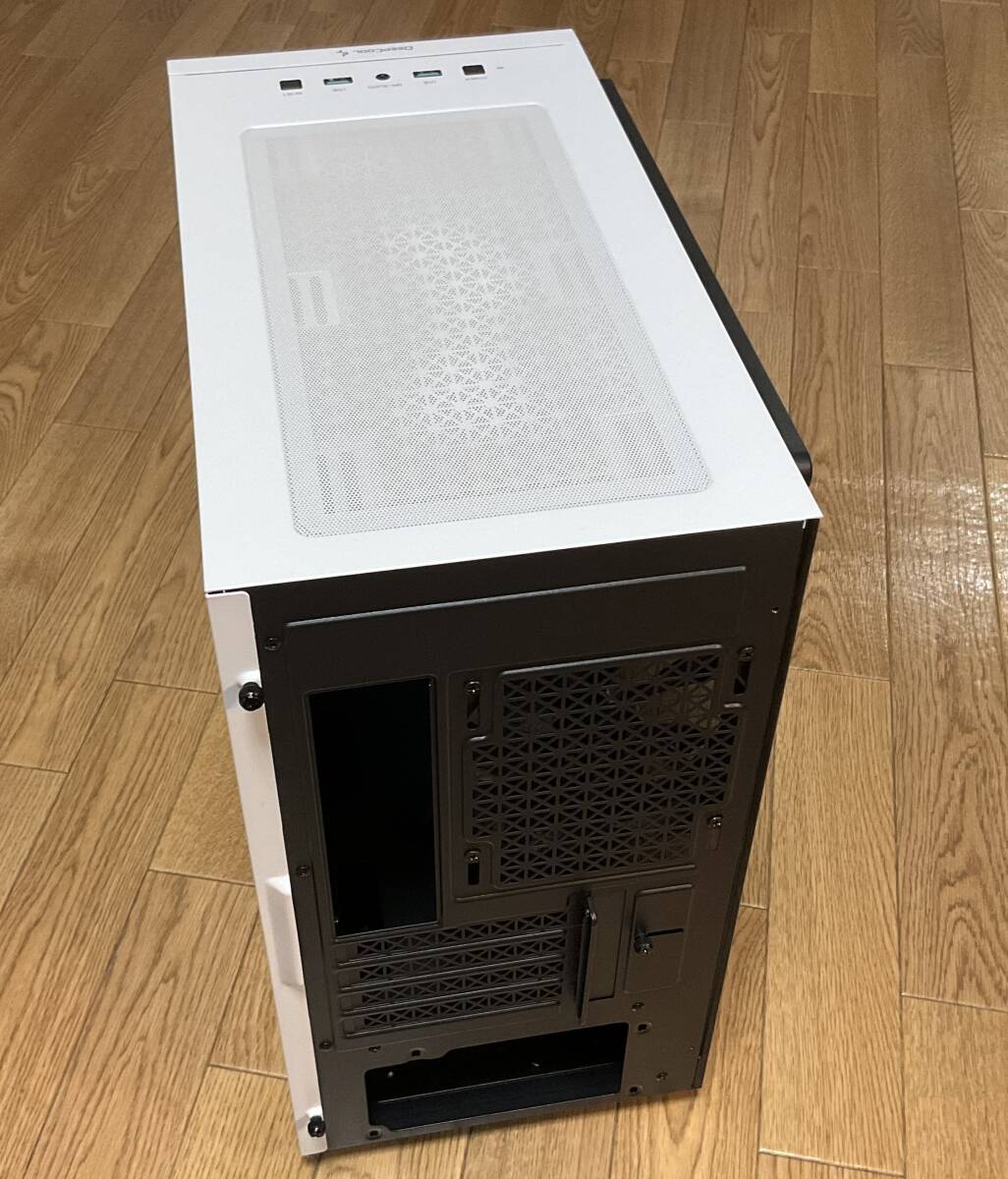 新品 未使用 DEEPCOOL MACUBE 110 ホワイト MicroATX ガラス PCケース_画像4