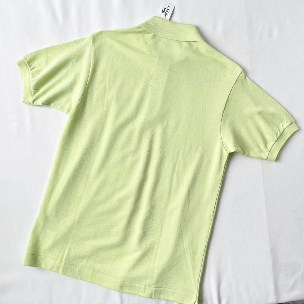 (新品) ラコステ LACOSTE ポロシャツ 3 (M) グリーン L1212 半袖 シャツ _画像6