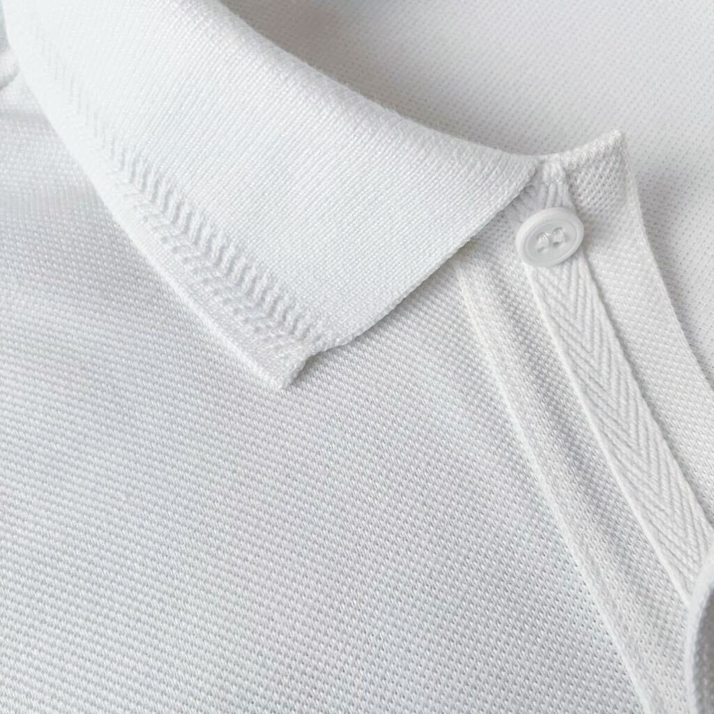 ラコステ LACOSTE ポロシャツ 3 (M) ホワイト PH898E 半袖 シャツ _画像8