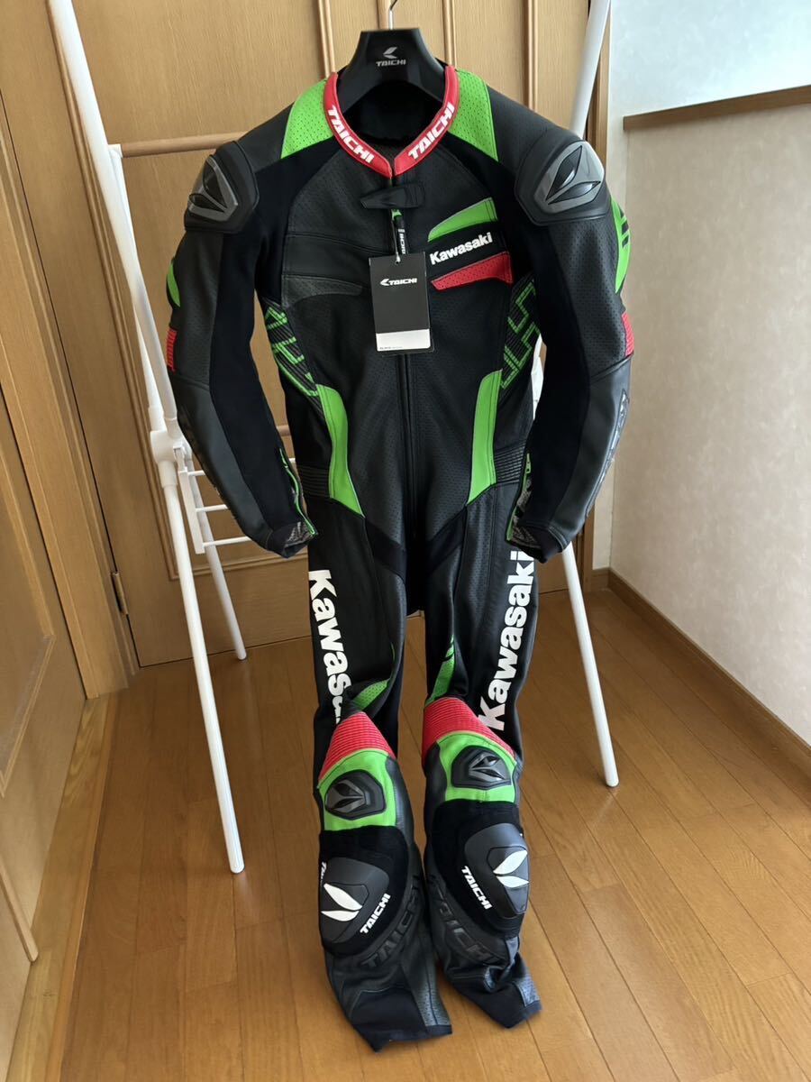 RS TAICHI костюм для гонок KAWASAKI зеленый cup гонки Racer RS Taichi MFJ легализация Kawasaki зеленый circuit кожаный комбинезон 