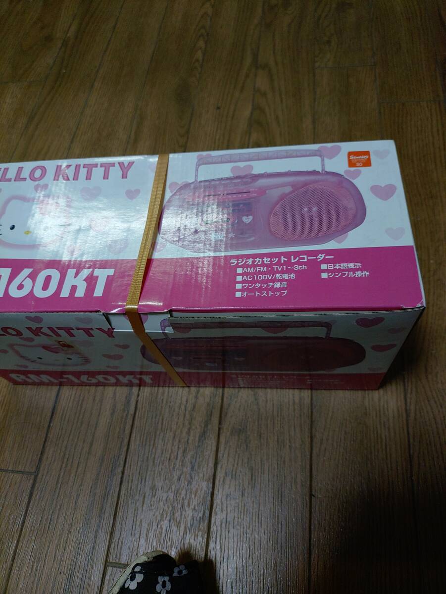  Hello Kitty radio cassette recorder RM-160KT unused unopened 