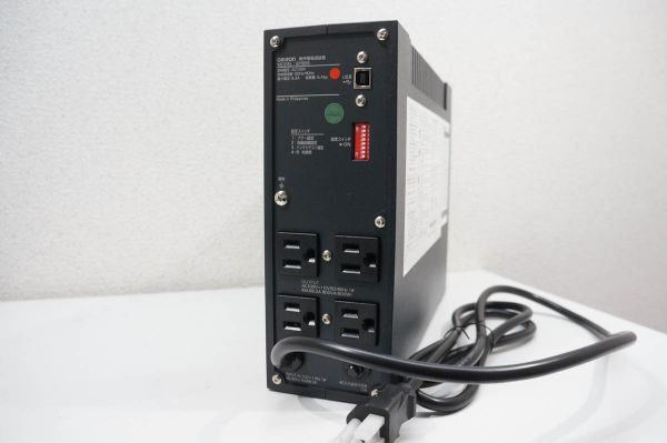 【開封/未使用品】オムロン バッテリー内蔵 無停電電源装置 UPS BY80S 800VA-500W A571の画像8