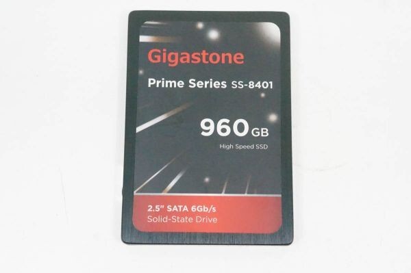 Gigastone 960GB 2.5インチ SSD Prime Series SS-8411 High Speed SATA 6Gb/s フォーマット済 使用時間5000時間以下 A588_画像1