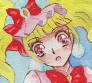  hand-drawn illustrations kyuamasheli+ rough . copy HUG..! Precure love cape . see 