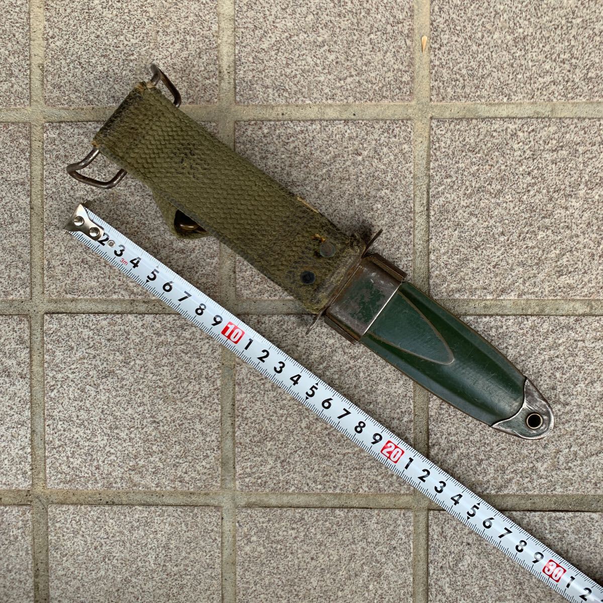 knife US M8A1 the US armed forces gun . total length 21cm sword blade approximately 9cm case attaching delivery goods present condition goods 