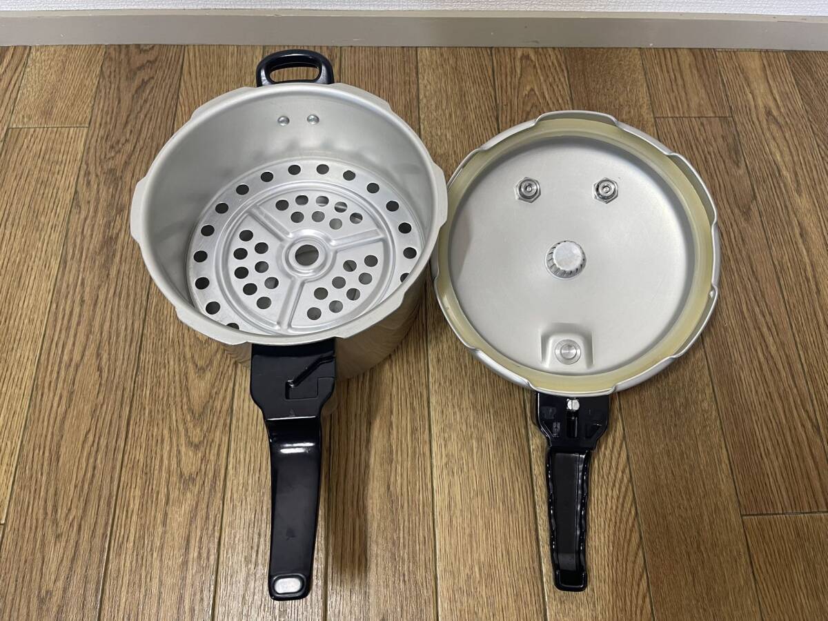 アサヒ軽金属　家庭用圧力鍋 片手圧力鍋 片手鍋 調理器具_画像5