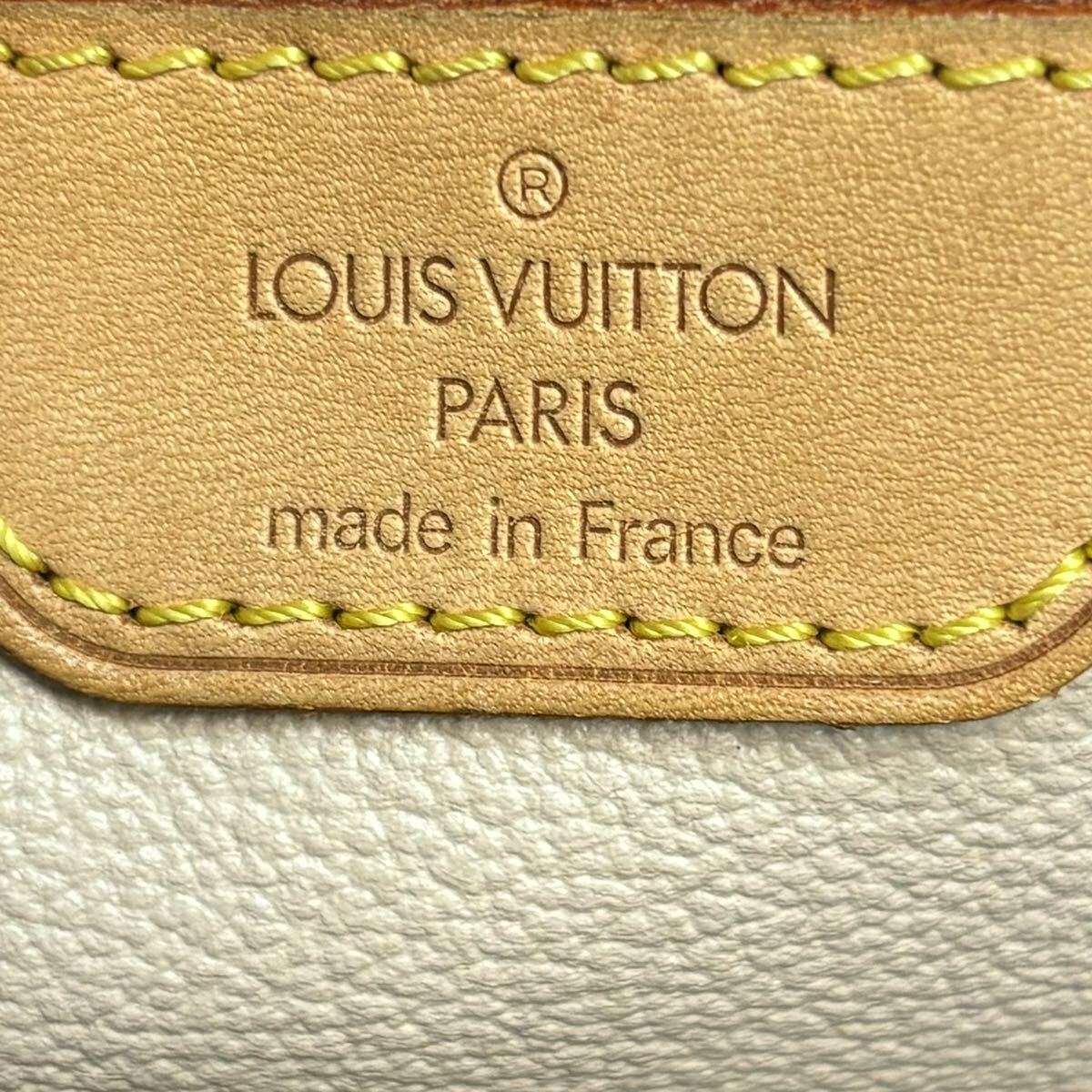 〈1円スタート品〉LOUIS VUITTON ルイヴィトン モノグラム バケットGM M42236/シリアルFL1014バケツ型 バケット ショルダーバッグ ベタ無し_画像8