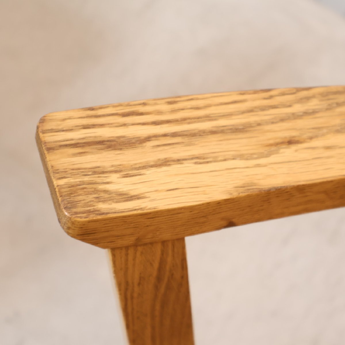 北欧スタイル オーク無垢材 ダイニングチェア 2脚セット 木製椅子 アームチェア 格子 サイドチェア シンプル ナチュラル カフェ風 ED531_画像5