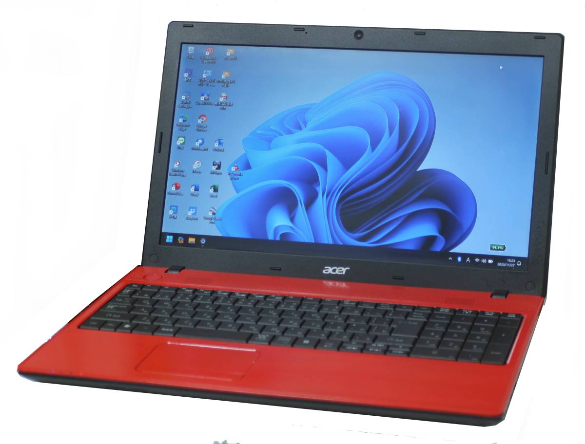 *acer TMP453M core i5 память 8GB SSD256GB Windows11 15.6 дюймовый камера office2021 * красный кроме того, комплектация выше . повторная выставка труба 1634