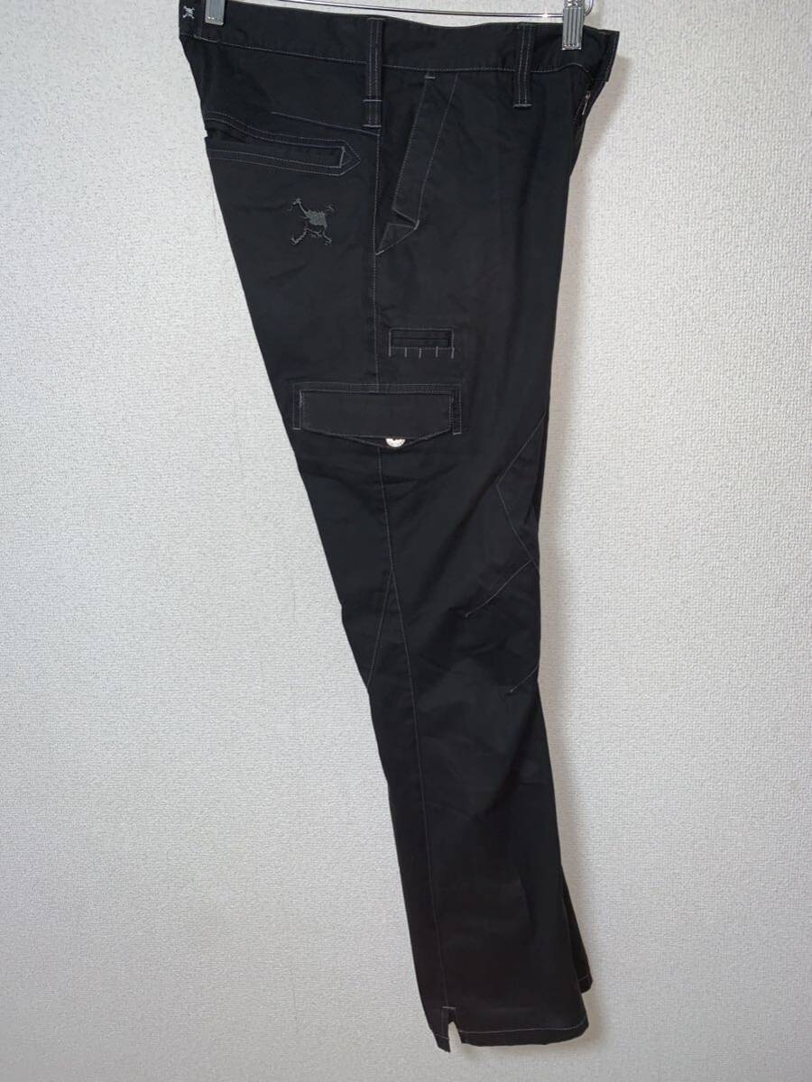  очень редкий 00\'s OAKLEY Oacley gimik цельный Tec брюки черный архив Vintage y2kbo винтаж 90\'s 80\'s 70\'s