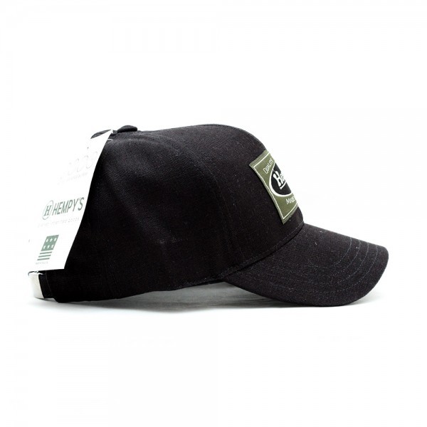 ローキャップ 帽子 メンズ レディース ヘンピーズ Hemp Vintage Baseball Cap ブラック VBCK アメリカ生産 USA ブランド