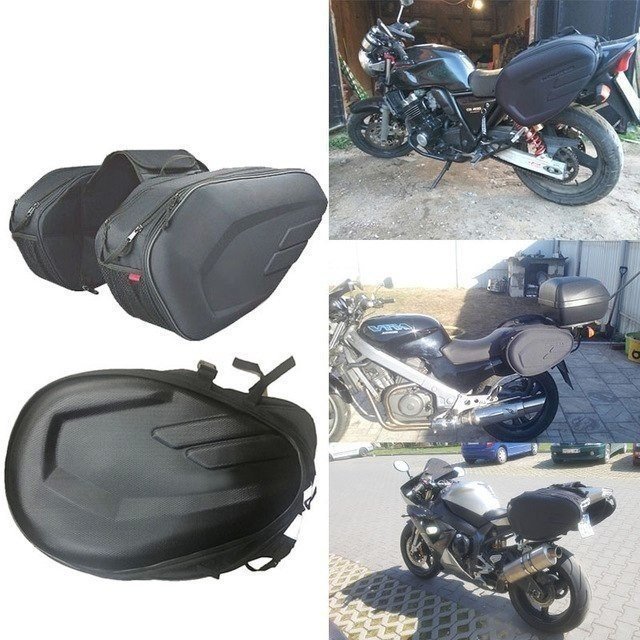 オートバイ サドルバッグ 荷物 スーツケース バイク リアシート サイドバッグ ツーリング パニアケース 防水カバーh_画像6
