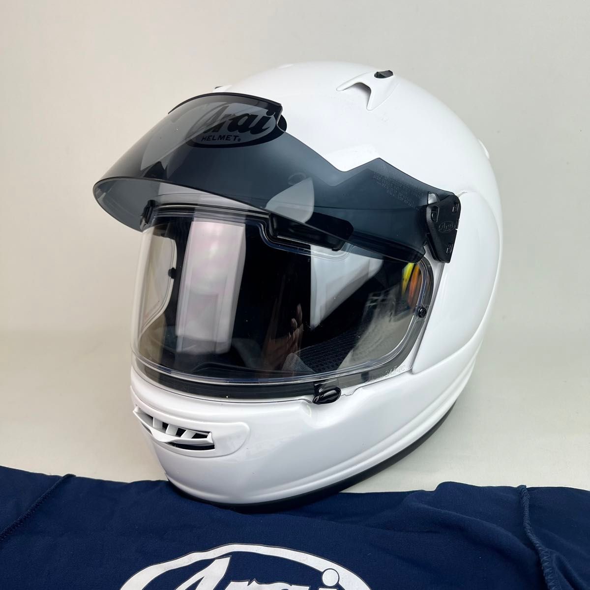 Arai Quantum-j 59/60cm プロシェードシステム  ミラー クリアシールド　ピンロックシート M/Lインナー付