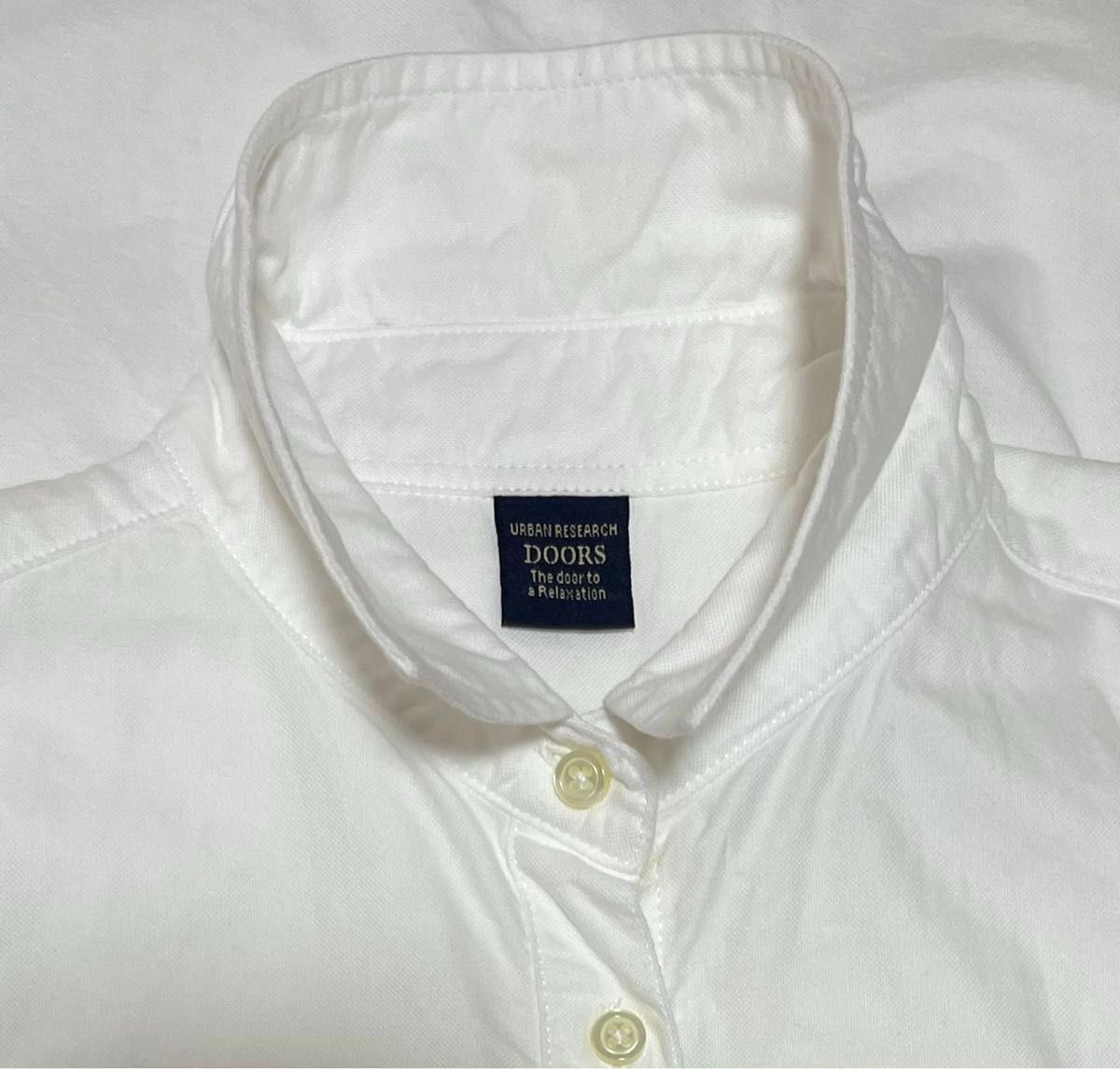 アーバンリサーチドアーズ オックスフォードシャツ 白シャツ シンプル 定番 コットン ワンサイズ