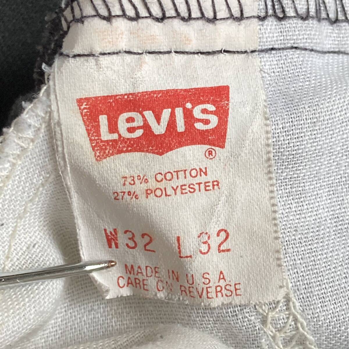 80s USA製 Levi's リーバイス 519-1558 コーデュロイパンツ_画像9