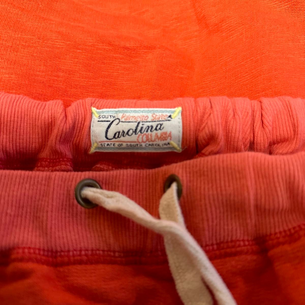ロング スカート　オレンジ　Mサイズ オシャレ　新品未使用 裏地 ロング丈　肌触り良い　涼しい