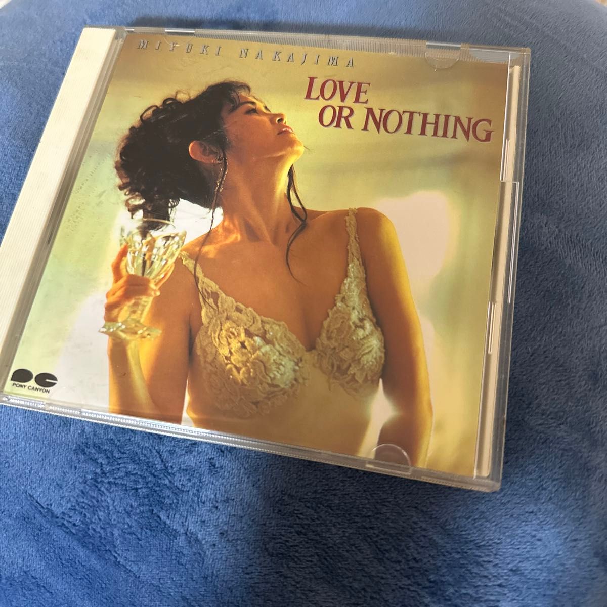 中島みゆき　 LOVE NOTHING CD CDアルバム バラ色の未来 空と君とのあいだに 流星 名盤　中古