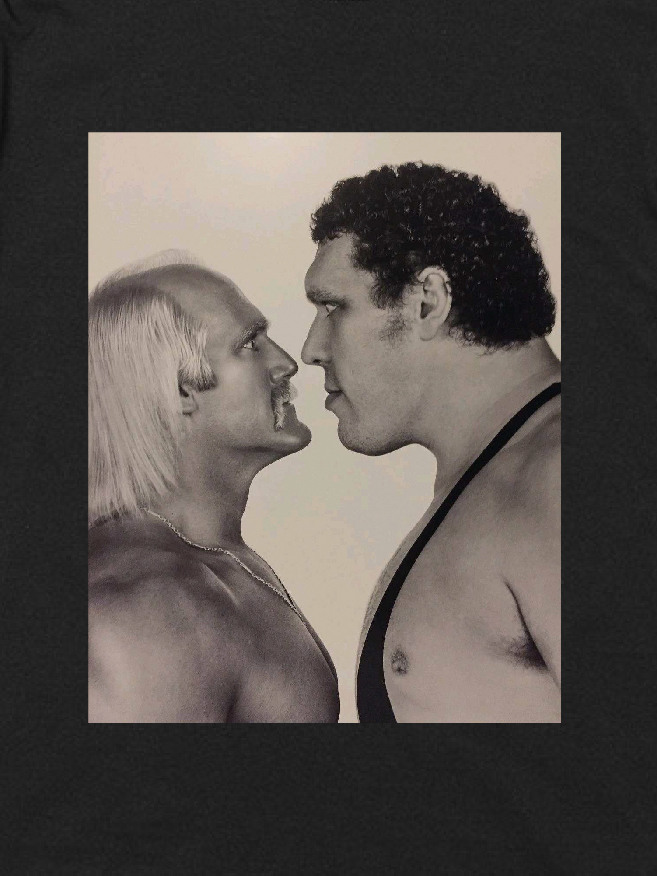 【Tシャツ】　『Hulk Hogan Andre the Giant』　ハルクホーガン　アンドレザジャイアント　プロレス　　S／M／L／XL_画像1