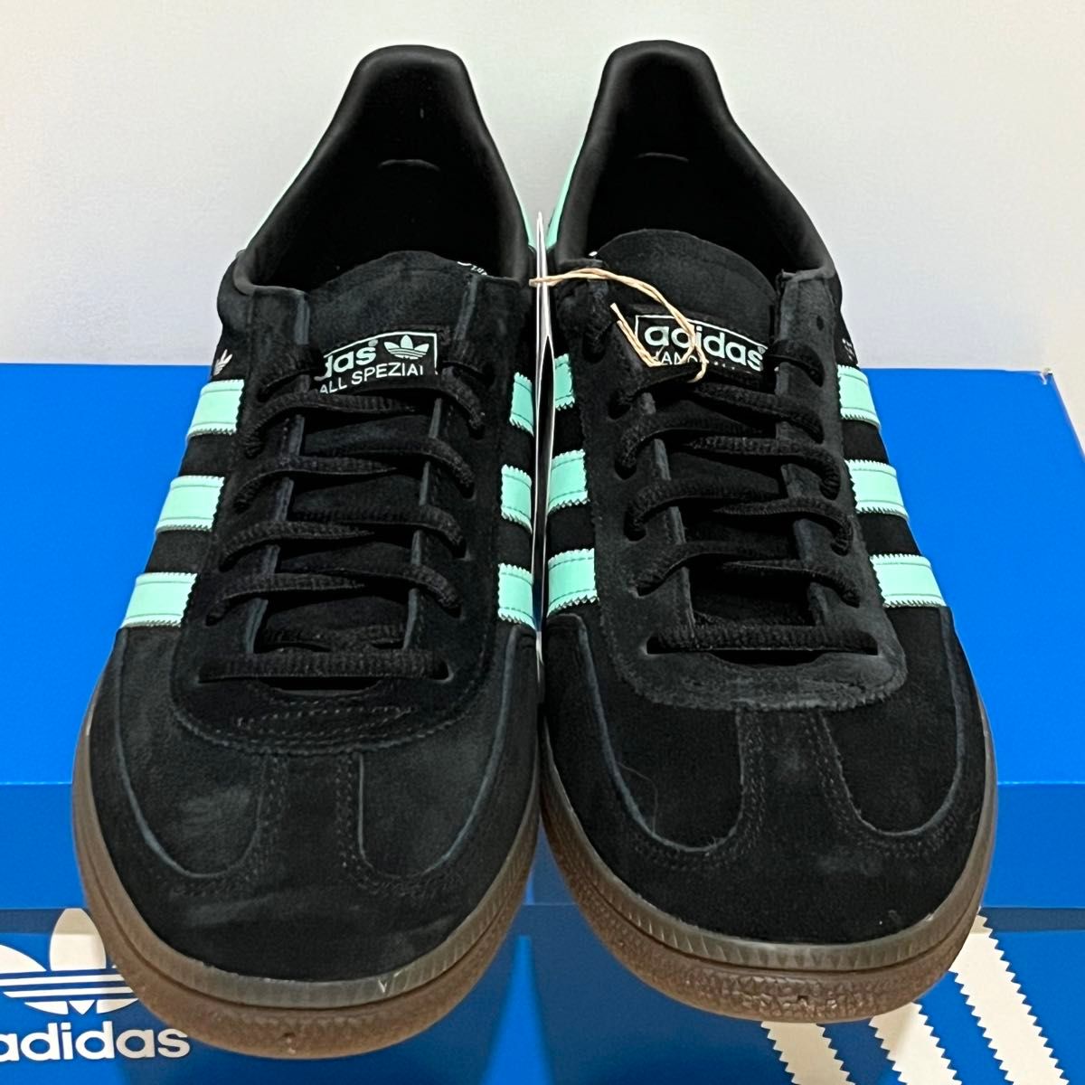新品27/adidas Originals Handball Spezial Core Black/Clear 新品27/adidas Originals Handball Spezial Core Black/Clear
