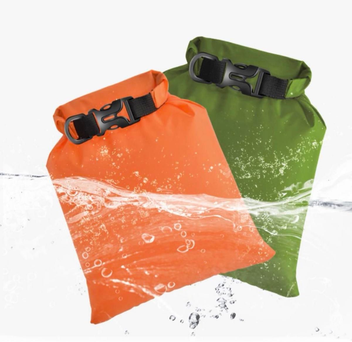 スタッフバッグ　防水性　耐久性　6サイズ　セット　アウトドア　キャンプ 防水 災害 登山 軽量