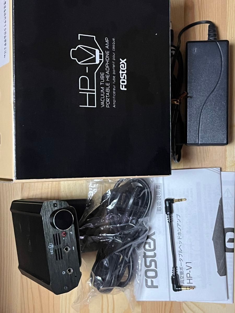 真空管ポータブルヘッドホンアンプ Fostex HP-V1 ジャンク品