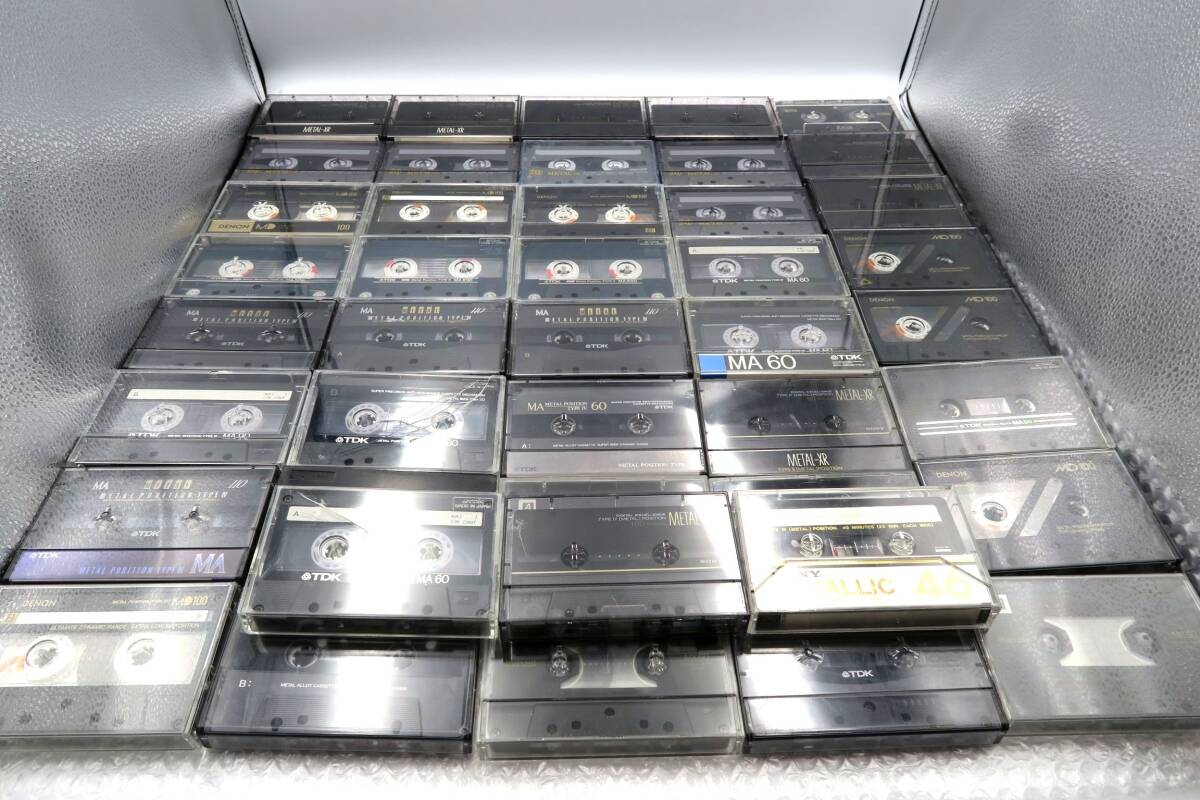 ★【ト足】メタルテープ まとめ売り 大量 43個 カセットテープ TDK SONY DENON maxell CE739ZZA05の画像1