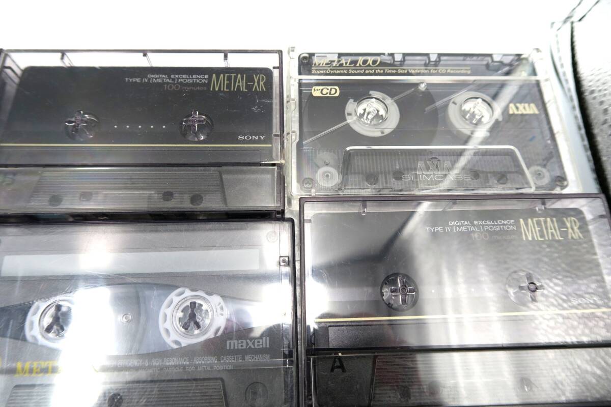 ★【ト足】メタルテープ まとめ売り 大量 43個 カセットテープ TDK SONY DENON maxell CE739ZZA05の画像3