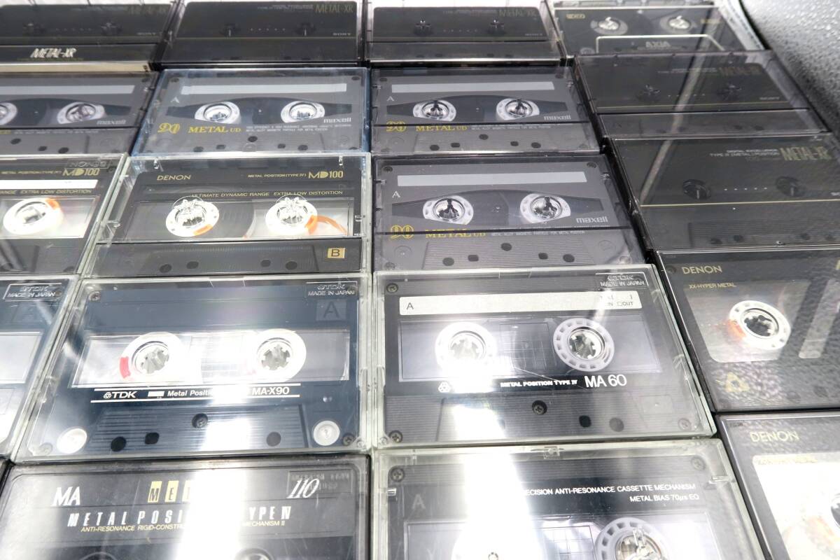 ★【ト足】メタルテープ まとめ売り 大量 43個 カセットテープ TDK SONY DENON maxell CE739ZZA05の画像5