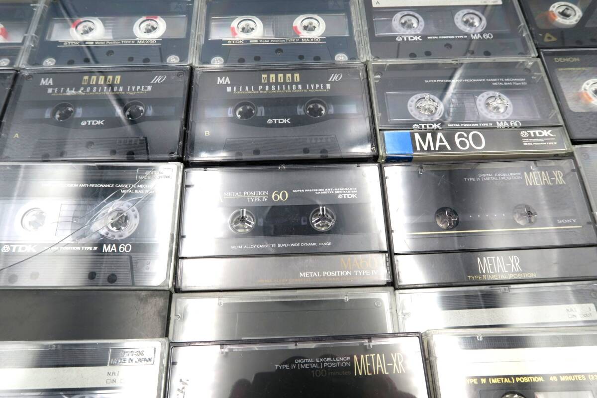 ★【ト足】メタルテープ まとめ売り 大量 43個 カセットテープ TDK SONY DENON maxell CE739ZZA05の画像8
