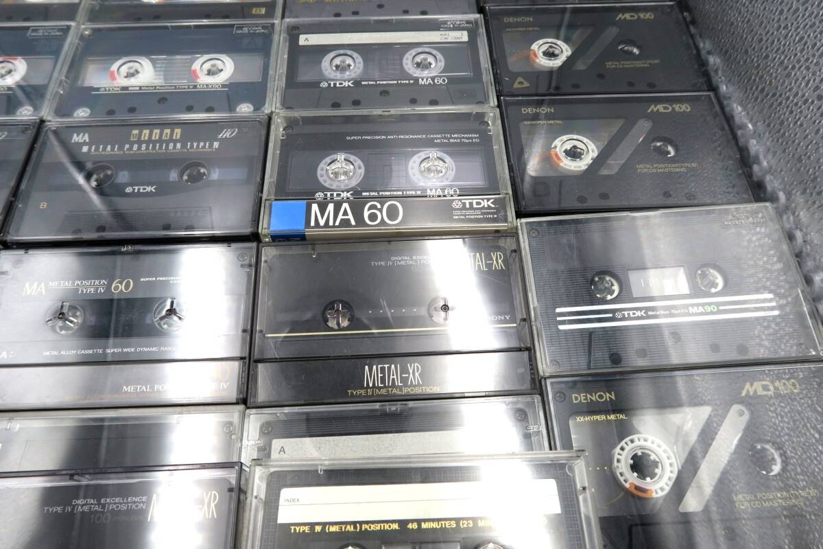 ★【ト足】メタルテープ まとめ売り 大量 43個 カセットテープ TDK SONY DENON maxell CE739ZZA05の画像9