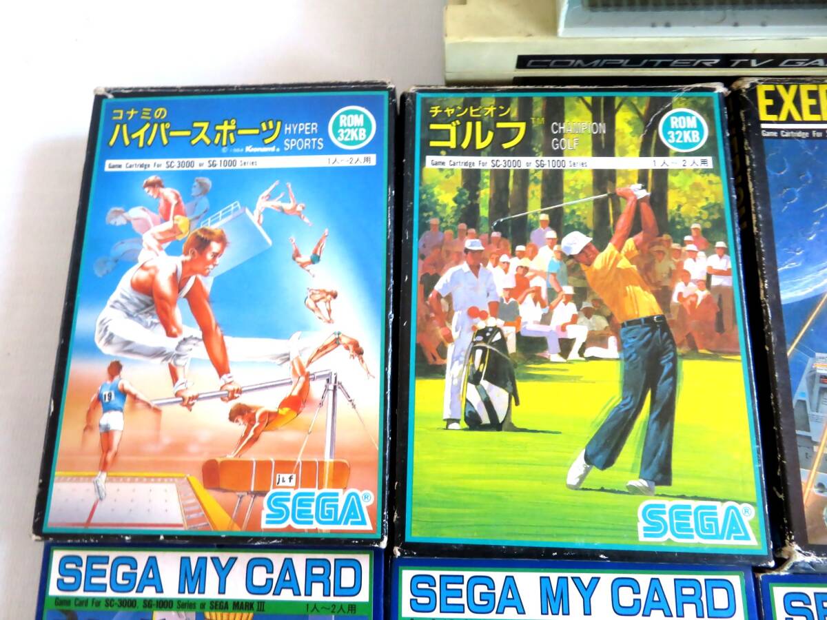 ●【ト足】SEGA コンピューターテレビゲーム MARKⅢ CARD CATCHER ゲーム機 ソフト まとめ売り セット CB000ZZG23の画像3