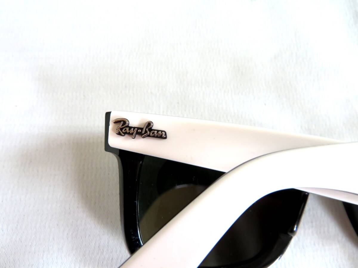 *[to пара ]① не использовался Rayban RayBan солнцезащитные очки белый WAYFARER с футляром мужской женский CE764ZZG33