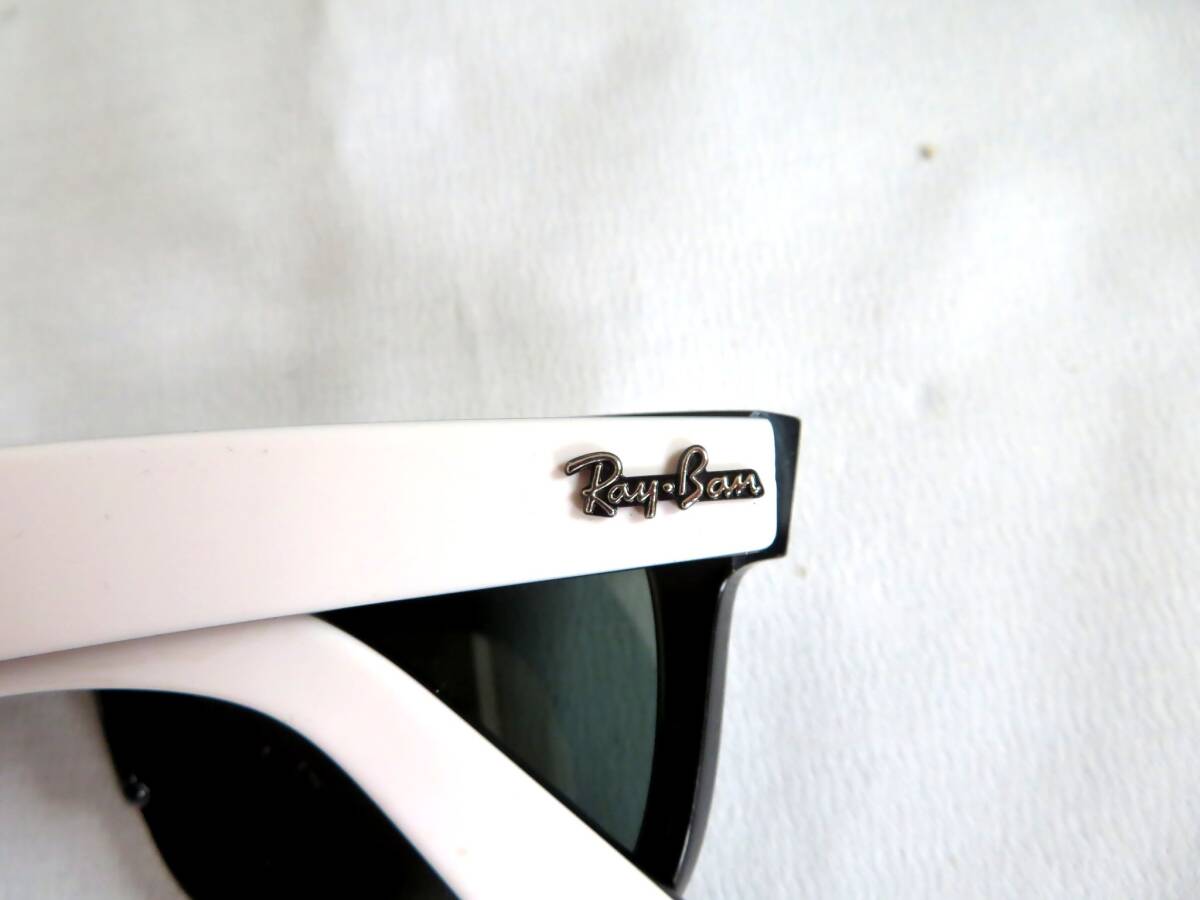 *[to пара ]① не использовался Rayban RayBan солнцезащитные очки белый WAYFARER с футляром мужской женский CE764ZZG33
