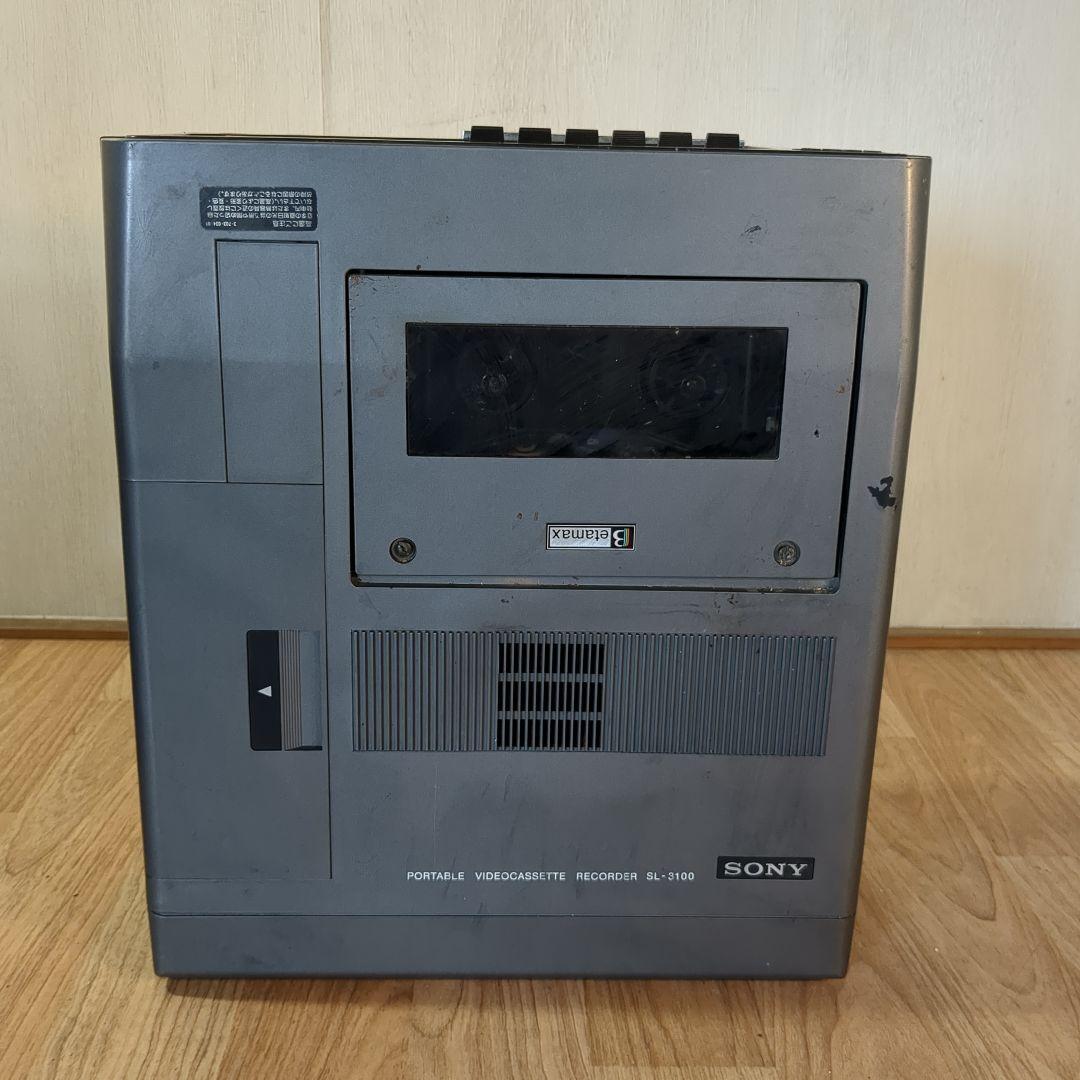 ソニー ベータマックス SL-3000 ビデオカセットレコーダー カバー付き ベータビデオデッキ SONY ETC0319_画像2