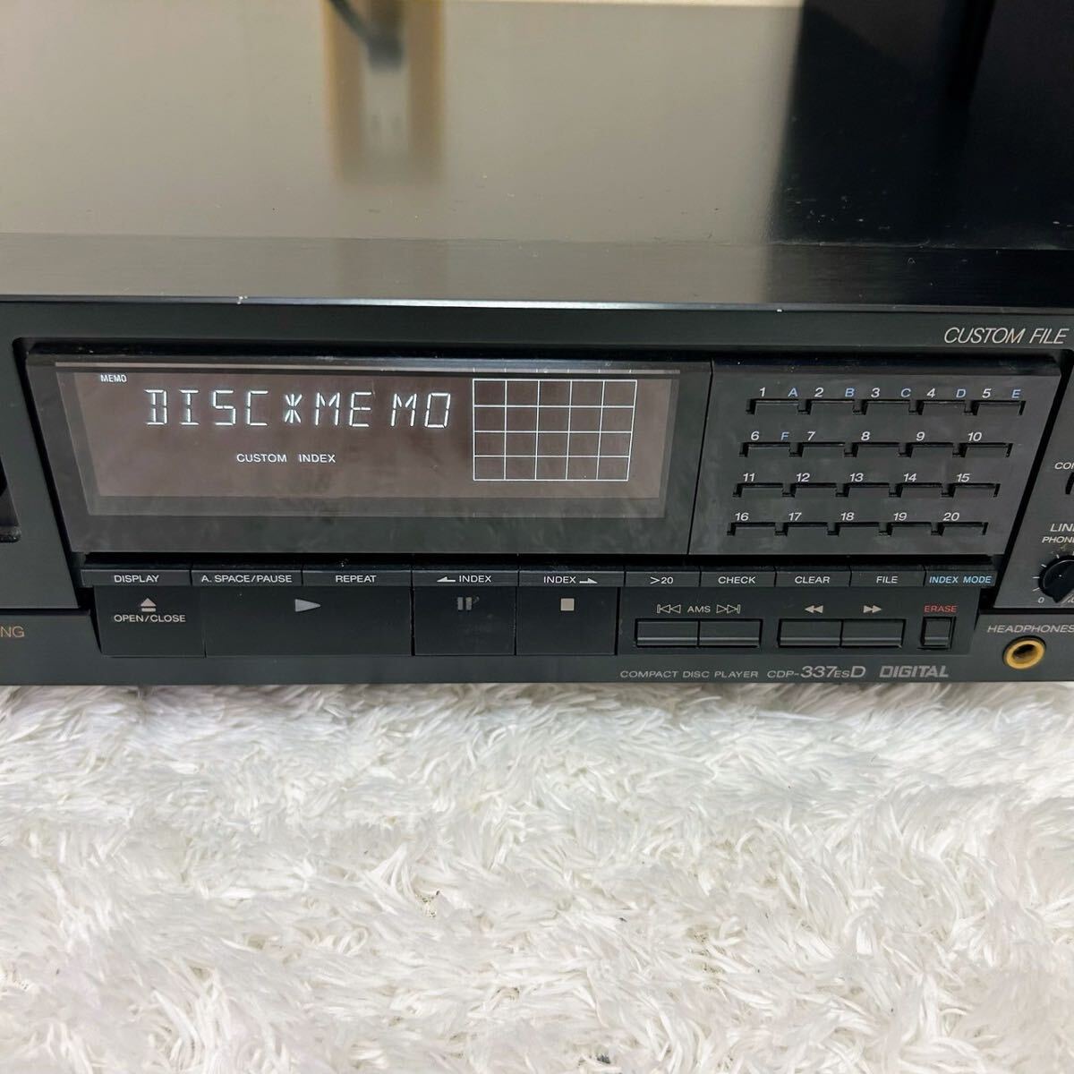 SONY ソニー CDプレーヤー CDP-337ESD オーディオ機器 音響 CDデッキ _画像3